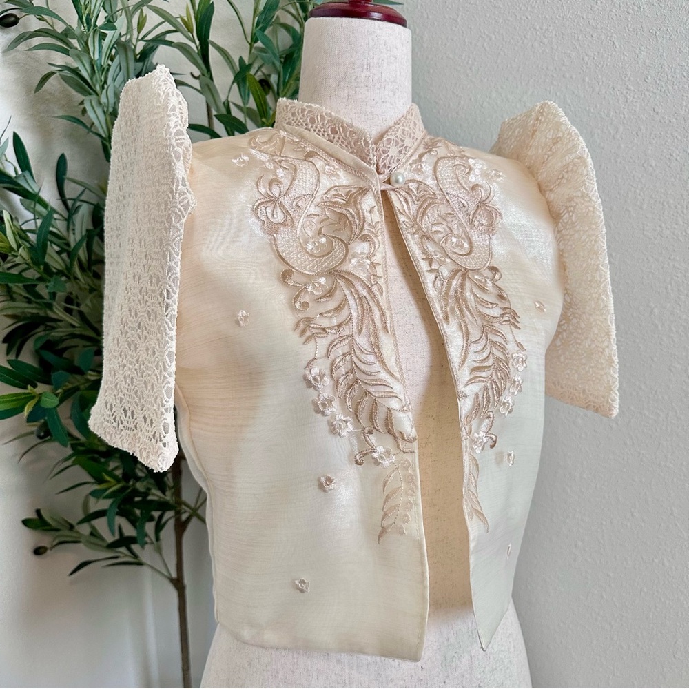 Lace Terno Sleeve Filipiniana Bolero 🖤